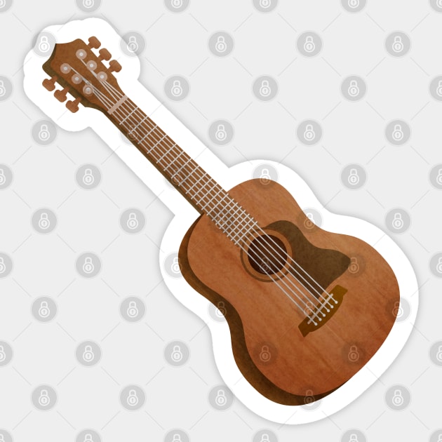 Guitar Sticker by CleanRain3675